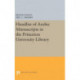 Handlist of Arabic Manuscripts (New Series) in the Princeton University Library
