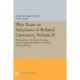 Wen Xuan or Selections of Refined Literature, Volume II: Rhapsodies on Sacrifices, Hunting, Travel, Sightseeing, Palaces and Halls, Rivers and Seas