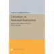 Literature as National Institution: Studies in the Politics of Modern Greek Criticism
