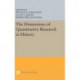 The Dimensions of Quantitative Research in History