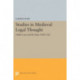 Studies in Medieval Legal Thought: Public Law and the State 1100-1322