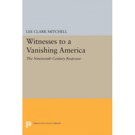Witnesses to a Vanishing America: The Nineteenth-Century Response