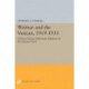 Weimar and the Vatican, 1919-1933: German-Vatican Diplomatic Relations in the Interwar Years