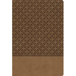 KJV Study Bible, Large Print, Leathersoft, Tan, Thumb Indexed, Red Letter: Second Edition