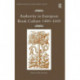 Authority in European Book Culture 1400-1600