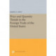 Price and Quantity Trends in the Foreign Trade of the United States