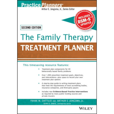 The Family Therapy Treatment Planner, with DSM-5 Updates, 2nd Edition
