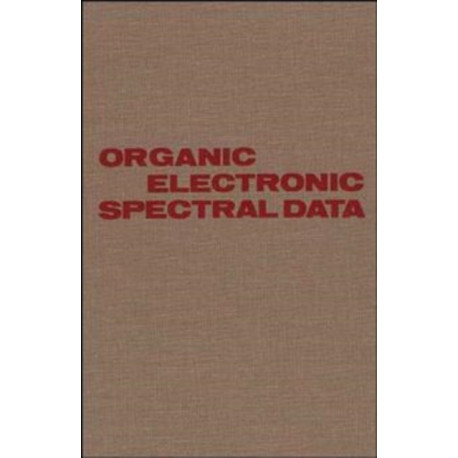 Organic Electronic Spectral Data, Volume 30, 1988