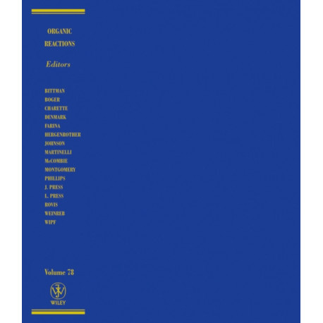 Organic Reactions, Volume 78