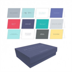 Salutations & Signoffs Notecards: 12 Deluxe Notecards & Envelopes