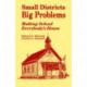 Small Districts, Big Problems: Making School Everybody's House