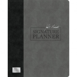 John C. Maxwell Signature Planner (Gray Black LeatherLuxe®)