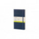 Moleskine Sapphire Blue Large Plain Notebook Hard