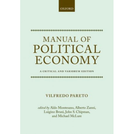 Manual of Political Economy: A Critical and Variorum Edition