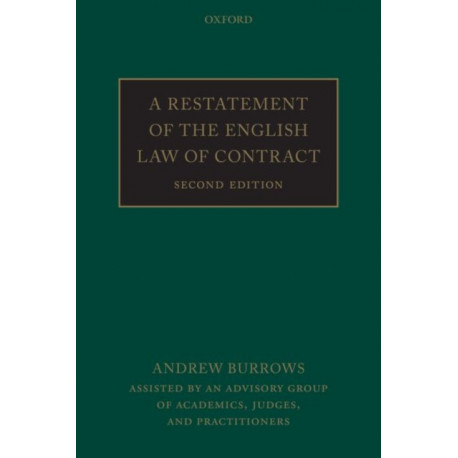 A Restatement of the English Law of Contract