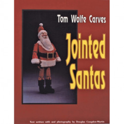 Tom Wolfe Carves Jointed Santas