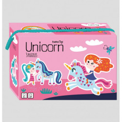 Little Bright Ones  -3 Enhjørning Puslespil