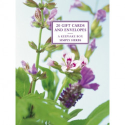 Tin Box of 20 Gift Cards and Envelopes : Simply Herbs