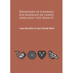 Repertoire de fleurons sur bandeaux de lampes africaines type Hayes II