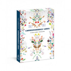 Flat Vernacular Correspondence Cards: 10 Note Cards + Envelopes