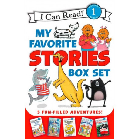 I Can Read My Favorite Stories Box Set: Happy Birthday, Danny and the Dinosaur!- Clark the Shark: Tooth Trouble- Harry and the Lady Next Door- The Berenstain Bears: Down on the Farm- Splat the Cat Makes Dad Glad