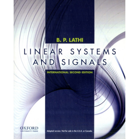 Linear Systems and Signals: International Edition