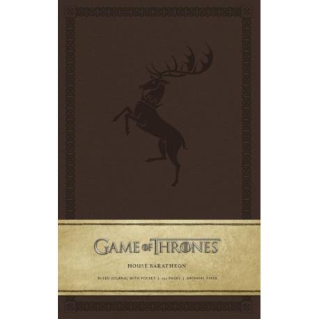 Game of Thrones: House Baratheon Hardcover Ruled Journal