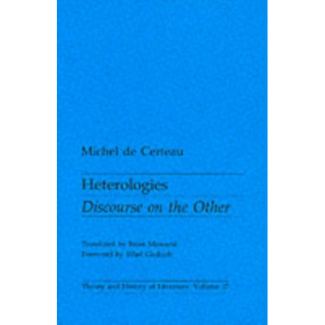 Heterologies: Discourse on the Other