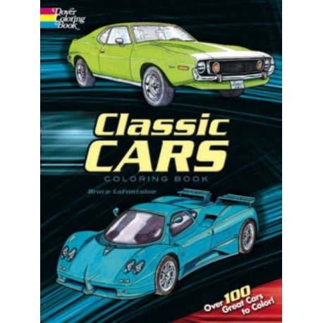 Classic Cars Coloring Book