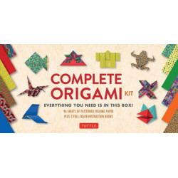 The Complete Origami Kit: [Kit with 2 Origami How-to Books, 98 Papers, 30 Projects] This Easy Origami for Beginners Kit is Great for Both Kids and Adults