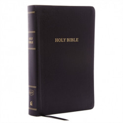 KJV Holy Bible: Personal Size Giant Print with 43,000 Cross References, Black Bonded Leather, Red Letter, Comfort Print (Thumb Indexed): King James Version: King James Version