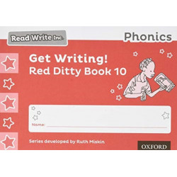 Read Write Inc. Phonics: Get Writing! Red Ditty Book 10 Pack of 10