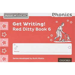 Read Write Inc. Phonics: Get Writing! Red Ditty Book 6 Pack of 10