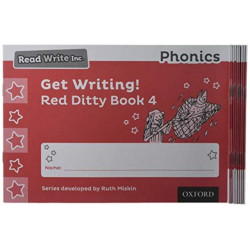 Read Write Inc. Phonics: Get Writing! Red Ditty Book 4 Pack of 10