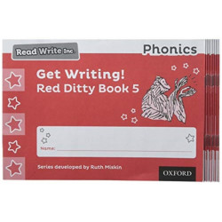 Read Write Inc. Phonics: Get Writing! Red Ditty Book 5 Pack of 10