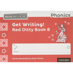 Read Write Inc. Phonics: Get Writing! Red Ditty Book 8 Pack of 10