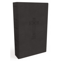 NKJV, Value Thinline Bible, Charcoal Leathersoft, Red Letter, Comfort Print: Holy Bible, New King James Version