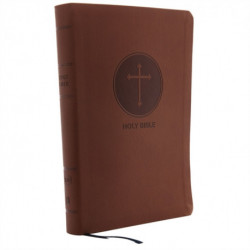 KJV Holy Bible: Giant Print with 53,000 Cross References, Brown Leathersoft, Red Letter, Comfort Print: King James Version: King James Version
