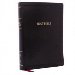 KJV Holy Bible: Super Giant Print with 43,000 Cross References, Deluxe Black Leathersoft, Red Letter, Comfort Print: King James Version: King James Version