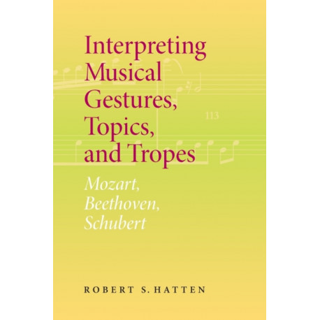 Interpreting Musical Gestures, Topics, and Tropes: Mozart, Beethoven, Schubert