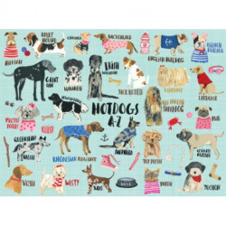 Hot Dogs A-Z 1000 Piece Puzzle