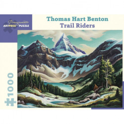 Thomas Hart Benton Trail Riders 1000-Piece Jigsaw Puzzle