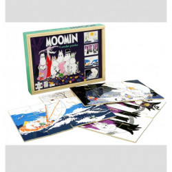 Mumitroldene 4-puslespil i sort