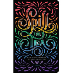 Spill the Tea Hardcover Ruled Journal