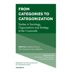 From Categories to Categorization: Studies in Sociology, Organizations and Strategy at the Crossroads