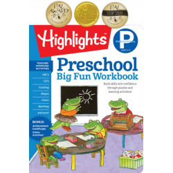 The Preschool Big Fun Workbook: 256-Page Preschool Learning and Activity Workbook Full of Preschool Math, Writing Practice, Shapes Practice, Puzzles and More