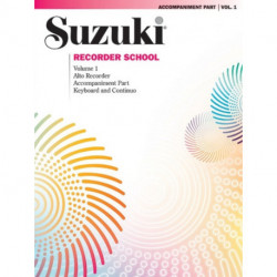 SUZUKI RECORDER SCHOOL VOL1 TREBLE ACC