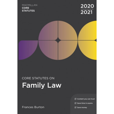 Core Statutes on Family Law 2020-21