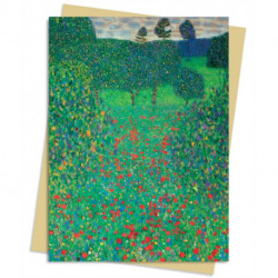 Gustav Klimt: Poppy Field Greeting Card Pack: Pack of 6