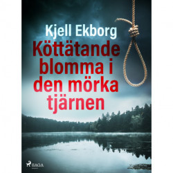 Köttätande blomma i den mörka tjärnen